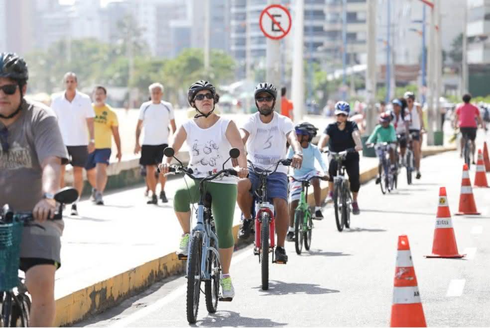 Mobilidade Urbana: Ciclofaixa de Lazer retorna o funcionamento em Fortaleza