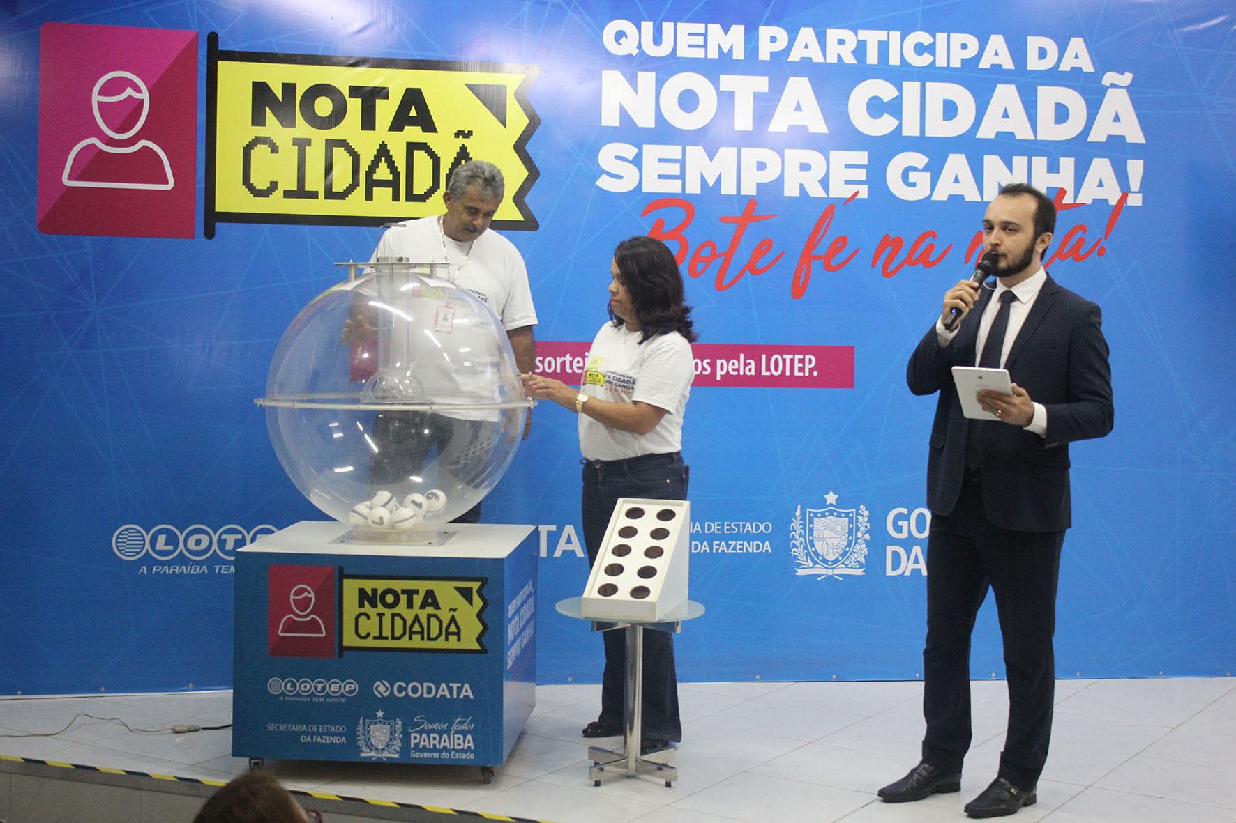 Programa Nota Cidadã anuncia o sorteio de mais de R$ 60 mil na Paraíba