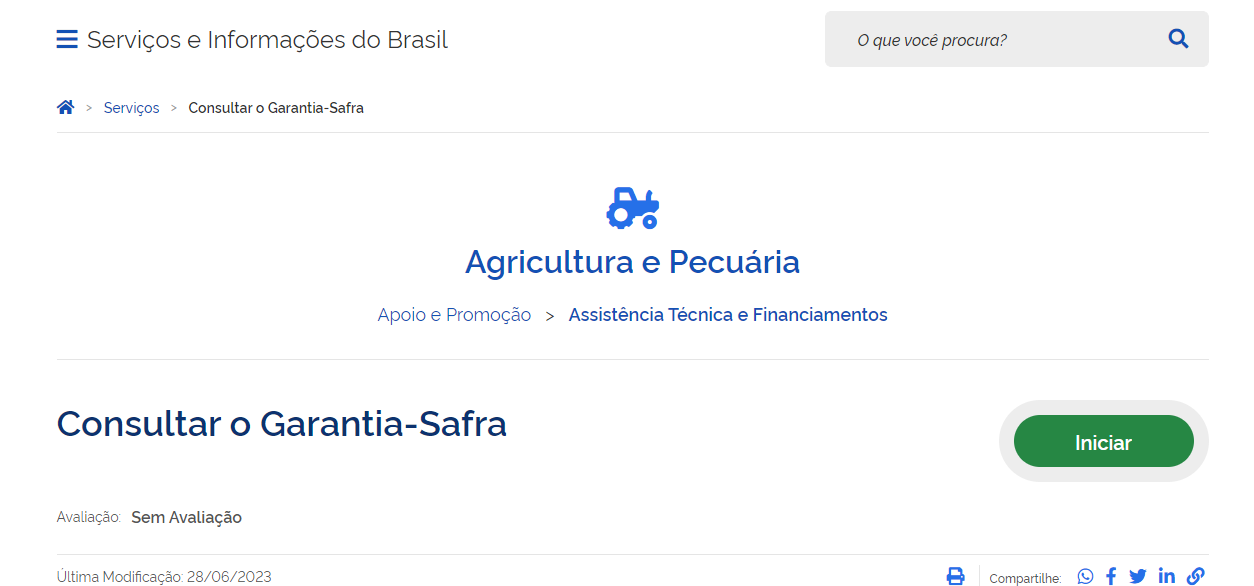 Consulta Garantia-Safra pelo CPF 2023: Como consultar